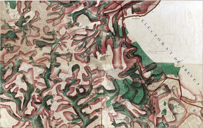 Map of Waxweiler by Joseph de Ferraris